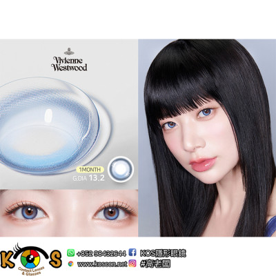 Vivienne Westwood 1Month Roun Cobalt 비비안웨스트우드 라운 코발트블루 Vivienne Westwood 1Month Roun Cobalt 비비안웨스트우드 라운 코발트블루